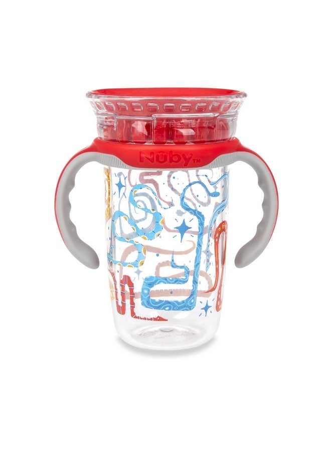 Nuby 2-Handle 360 10 oz Tritan cup, Colors/Prints May Vary - Image 2