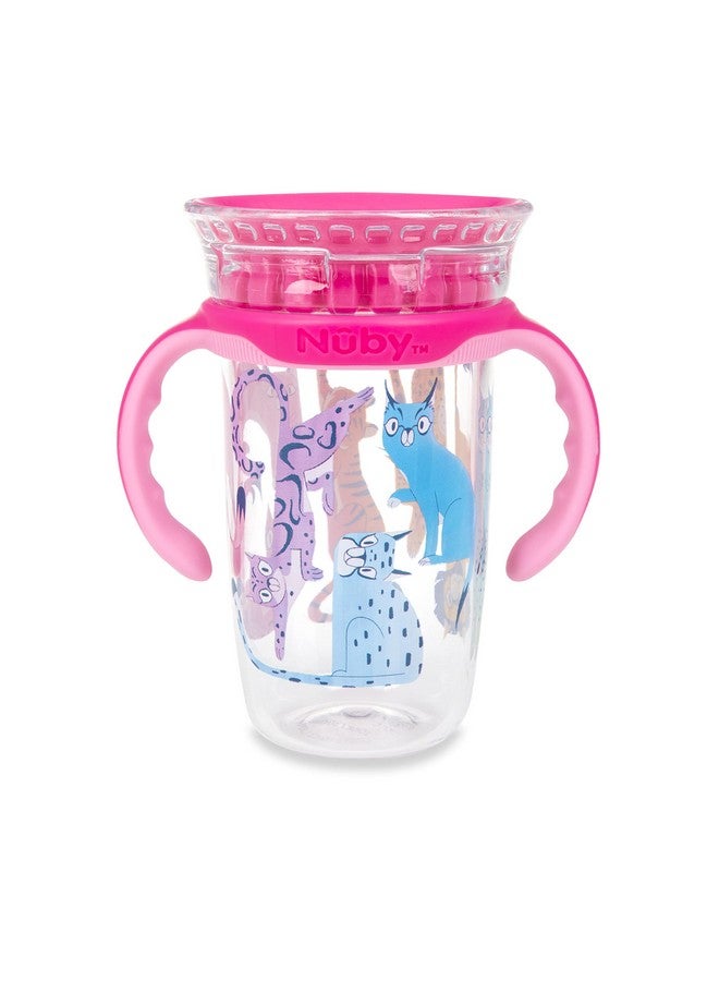 Nuby 2-Handle 360 10 oz Tritan cup, Colors/Prints May Vary - Image 3