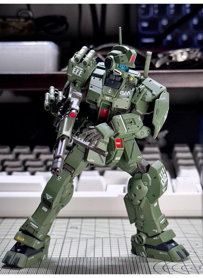 Beauenty - RGM-19S GM SPARTAN Gundam Model 1/144 Action Figures Playsets Puzzle Hands-on Toys Gifts Fine Toys Ornaments - Image 1
