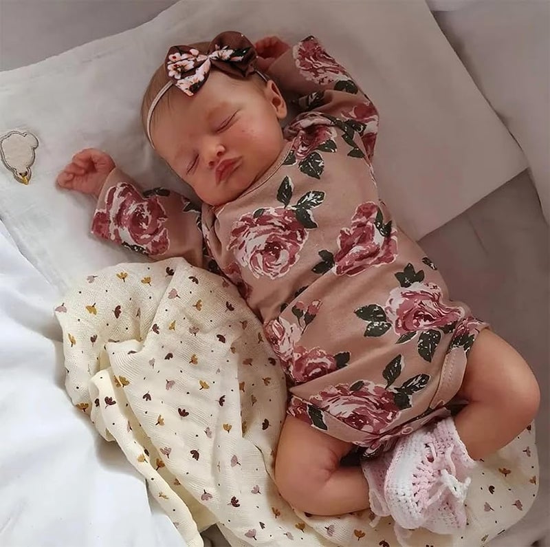 Kaydora Reborn Baby Girl Dolls - 20 inch Lifelike Newborn Baby with Realistic Veins for Kids Age 3 + - Image 3