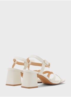 ELLA Cross Over Ankle Strap Block Heel Sandal  - Image 2