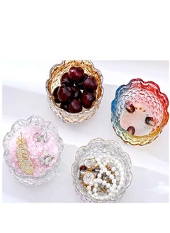 KASTWAVE Glass Storage Jars, Small Glass Candy Jar, Mini Butterfly Candy Jar With Three Feet, Multifunctional Storage Jar For Candy Snacks Small Items  - Image 5