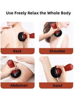 SYOSI Hot Stones Massage Kit with Electric Temperature Control, Includes Natural Bian Stone Gua Sha Tools, Ideal for SPA, Relaxation, Pain Relief, Massage Therapy  - Image 2