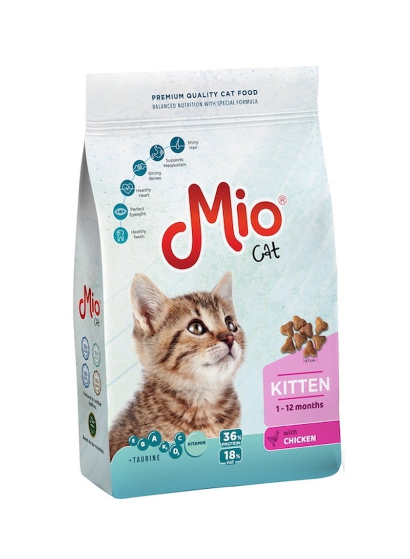 ميو طعام ميو تركي للقطط الصغيرة بنكهة الدجاج 1 كجم