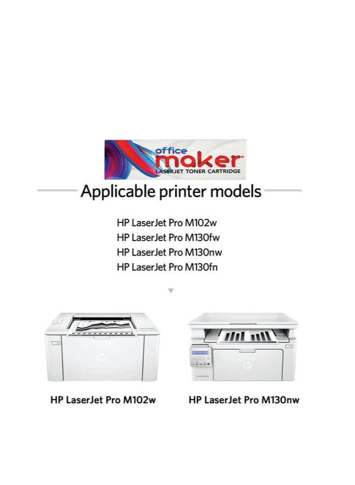 Office Maker Compatible Toner Multicolour CF219A - Image 3