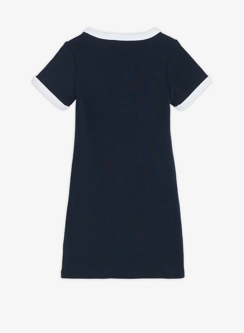 GUESS Youth Logo Short Sleeve Mini Dress