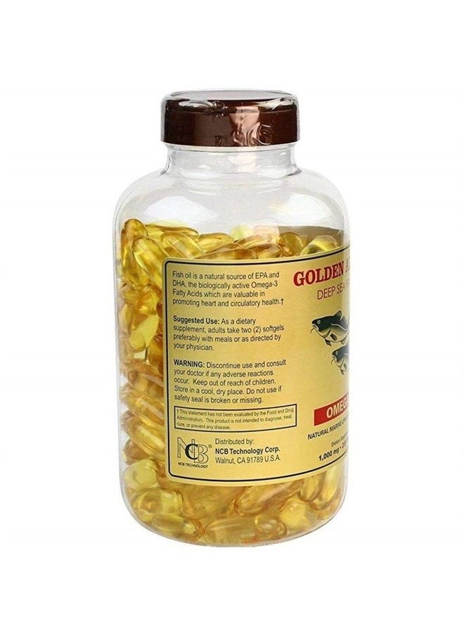 NCB - Omega 3 Alaska Deep Sea Fish Oil 1000mg 200 Softgels - Image 1