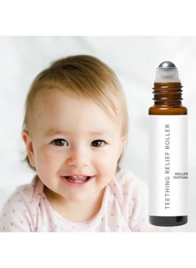 ROLLER 2-Pack ROLLER Relieve Teething Pain Baby Teeth Relief Roller Essential Oil 10ML - Image 5