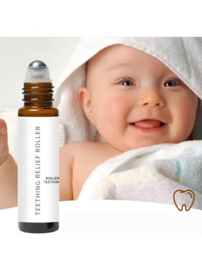 ROLLER 2-Pack ROLLER Relieve Teething Pain Baby Teeth Relief Roller Essential Oil 10ML - Image 4