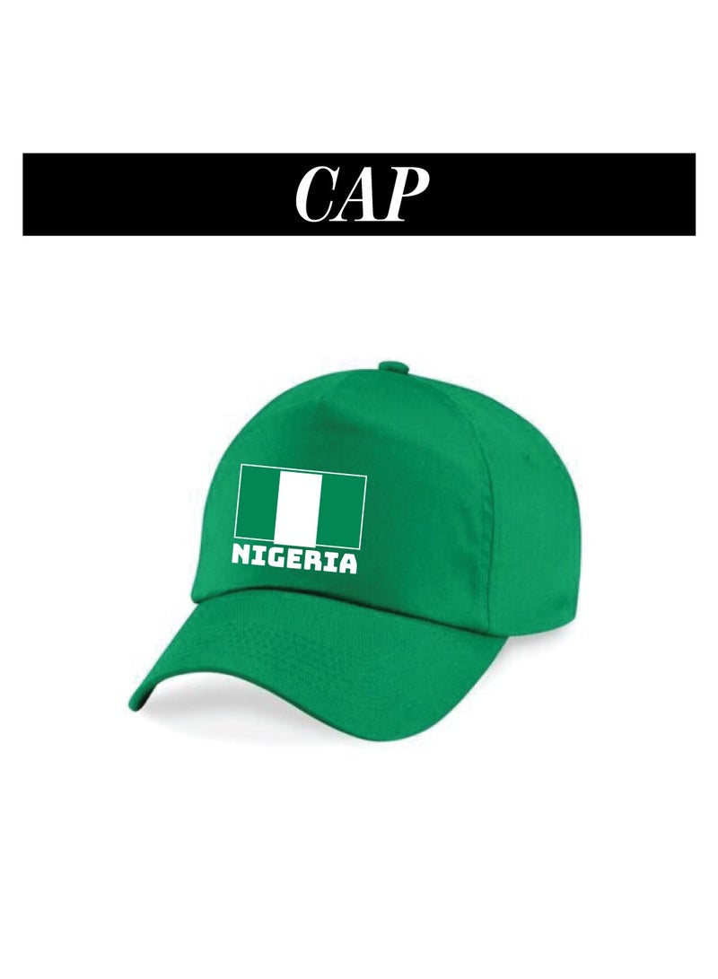 حزمة التحرير والسرد الرياضية النيجيرية - اختر المجموعة المثالية الخاصة بك - القبعة - الوشاح - العلم - دبوس العلم - حقيبة الرباط - Image 3