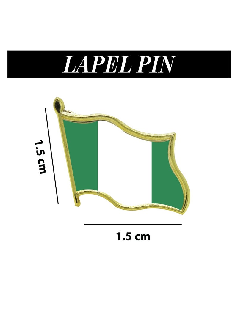 حزمة التحرير والسرد الرياضية النيجيرية - اختر المجموعة المثالية الخاصة بك - القبعة - الوشاح - العلم - دبوس العلم - حقيبة الرباط - Image 5