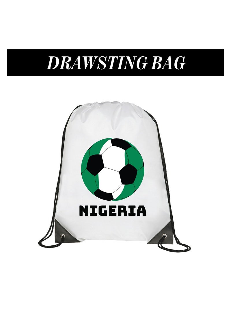 حزمة التحرير والسرد الرياضية النيجيرية - اختر المجموعة المثالية الخاصة بك - القبعة - الوشاح - العلم - دبوس العلم - حقيبة الرباط - Image 4