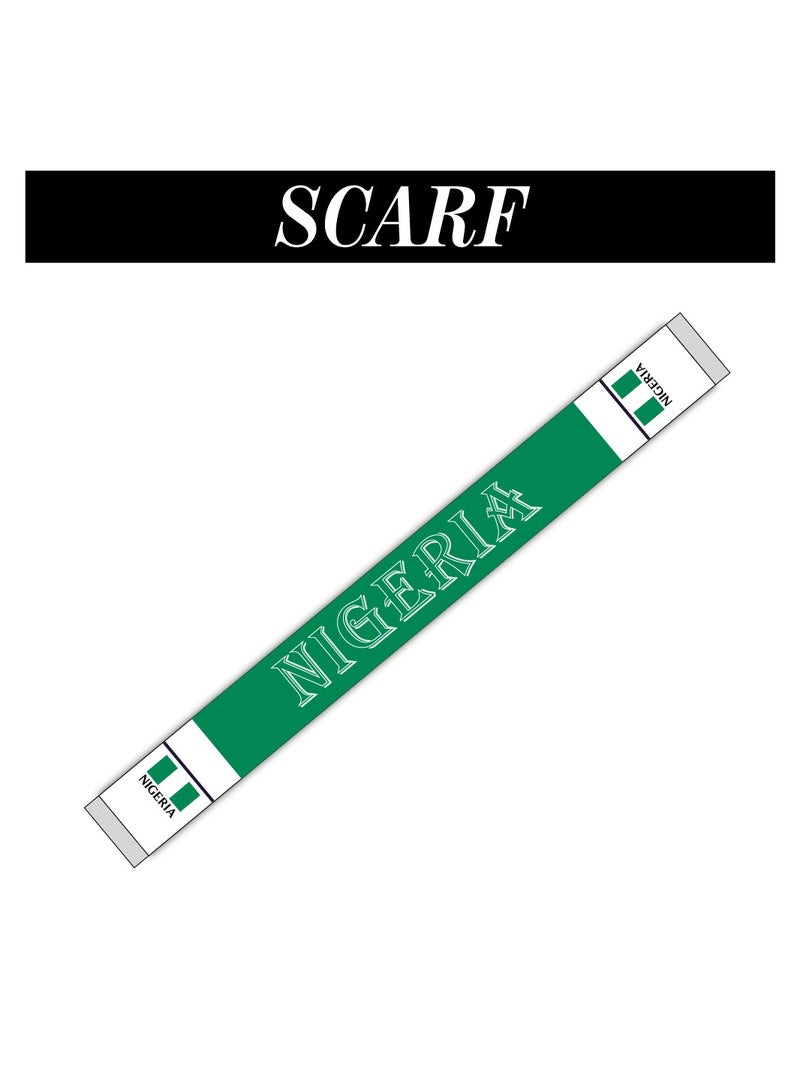 حزمة التحرير والسرد الرياضية النيجيرية - اختر المجموعة المثالية الخاصة بك - القبعة - الوشاح - العلم - دبوس العلم - حقيبة الرباط - Image 2