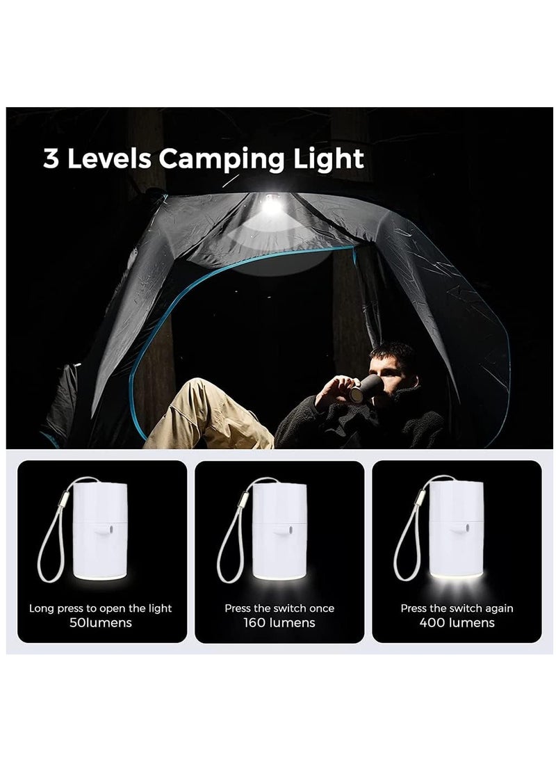 XiuWoo - 3 in 1 Rechargeable Mini Electric Portable Air Pump, Vacuum Bag Pump, Camping Light with 1300mAh Battery for Inflatables or Deflate for Swimming Ring, Air Bed, Mattress Vacuum bags - Image 1