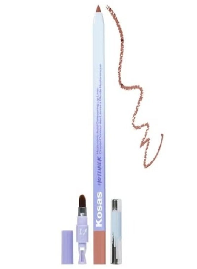 Kosas Kosas Hotliner Precise Contouring Lip Liner with Hyaluronic Acid - Max - Warm Peachy Beige 0.02 oz  - Image 1