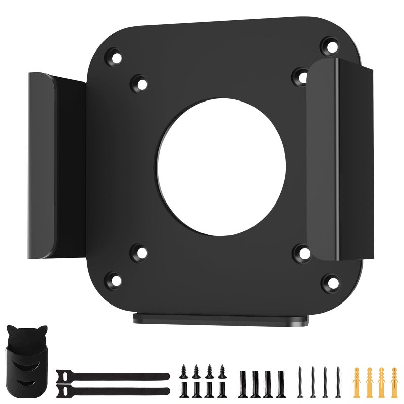 Bedycoon Mount for Mac Mini M4/M4 Pro 2024 VESA/Wall/Under Desk Mount for Mac Mini M4 Metal Mounting Bracket Compatible with Mac Mini M4 Anti-Scratch Monitor Mount Holder for Mac Mini M4 with Remote Holder - Image 1