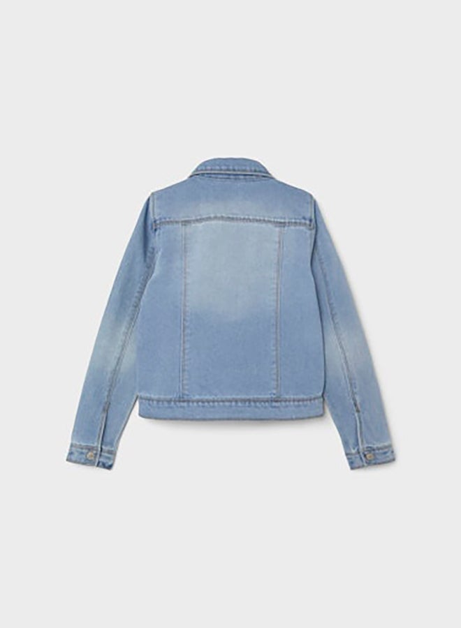 NAME IT Name It Kids Girls Star Denim Jacket 2210-Sr  - Image 3