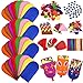 Liliful 32 Pcs Hand Puppet Making Kit Felt Arts and Crafts Sock Puppet Toys Creative DIY Make Your Personal Puppets Kits Eyes Felt Accessories Storytelling Role Play Party Supplies - Image 2