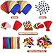 Liliful 32 Pcs Hand Puppet Making Kit Felt Arts and Crafts Sock Puppet Toys Creative DIY Make Your Personal Puppets Kits Eyes Felt Accessories Storytelling Role Play Party Supplies - Image 4