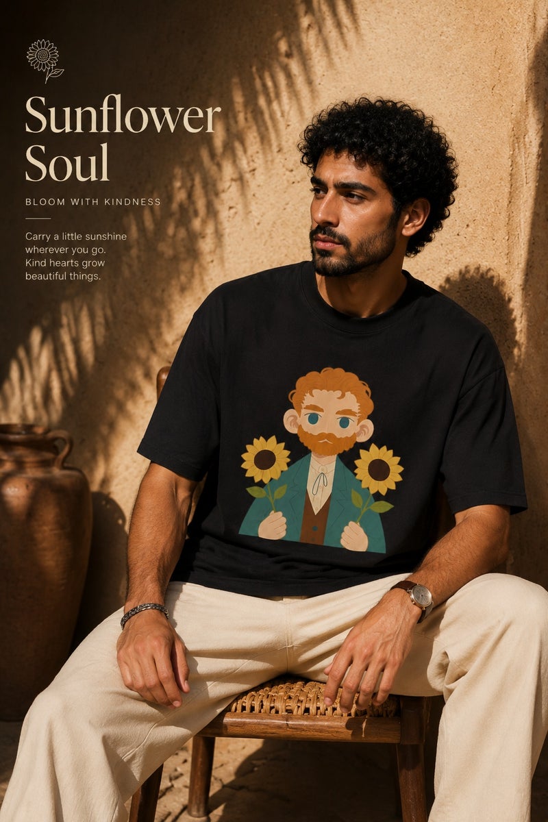 Men's Black Graphic Print T-Shirt Casual Short Sleeve Streetwear Summer Tee - Image 4