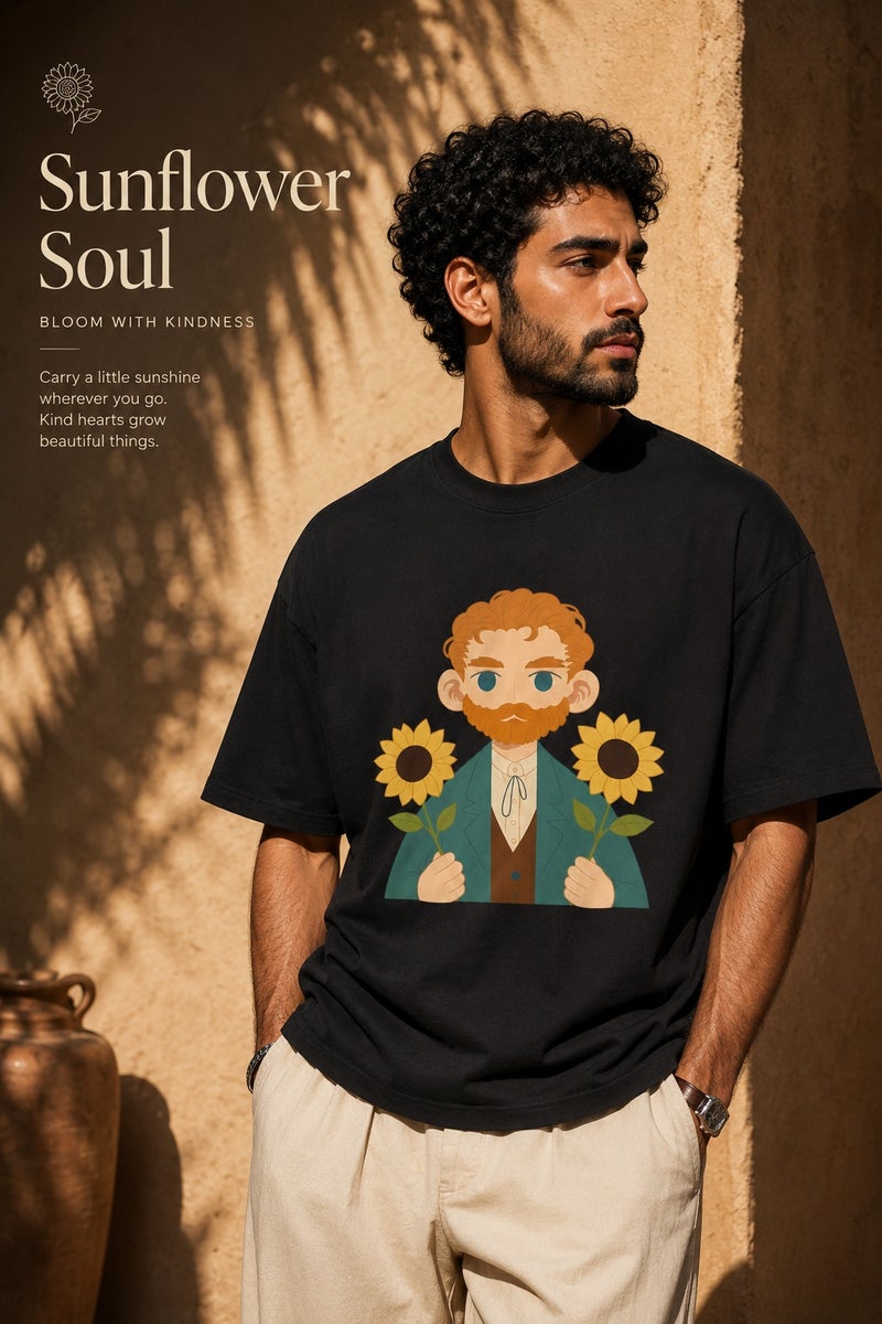Men's Black Graphic Print T-Shirt Casual Short Sleeve Streetwear Summer Tee - Image 5