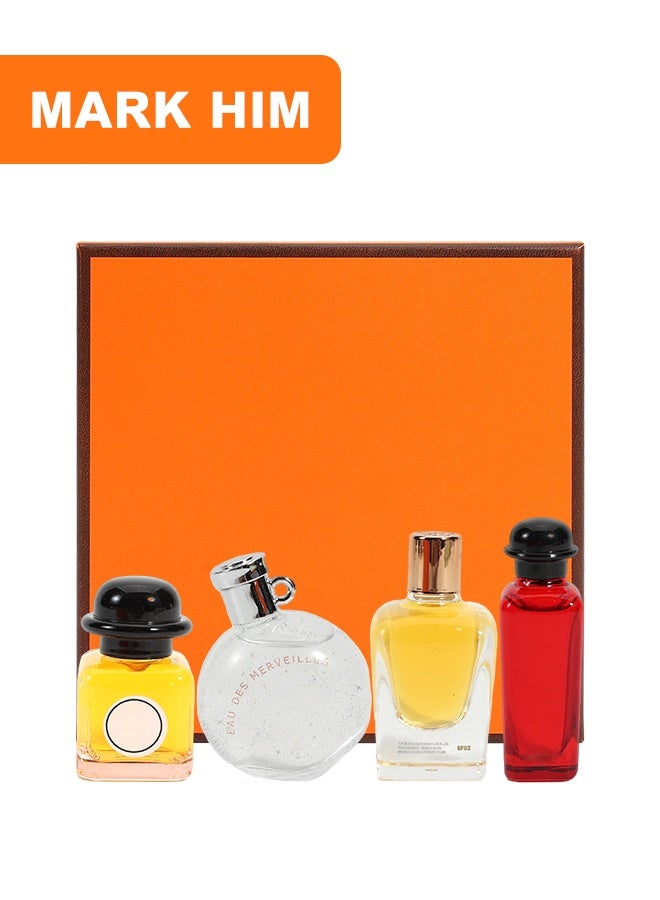MARK HIM 4-Piece Mini Perfume Sample Gift Set, Assorted Long-Lasting Fragrance Vials, Deluxe Variety Scent Kit for Women, Travel Size Perfume Collection Eau de Parfum Kit - Image 1