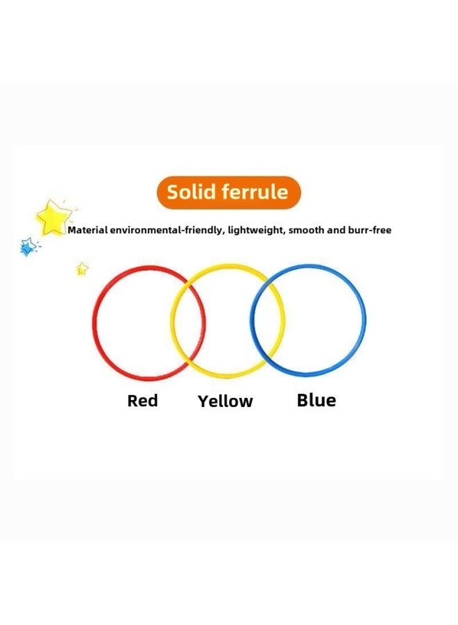 Ring Game Set Big Goose Set I Duck Don't Pour Duck Doll Shook His Head Goose Electric Ring Stall Toy Wholesale-Specifications:30 Circle Color Random "diameter 13cm]  - Image 1