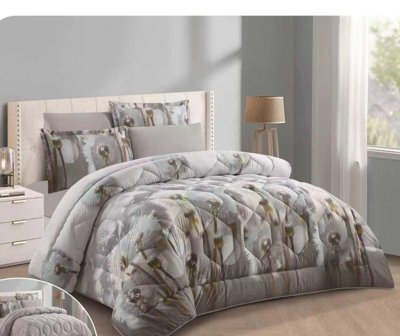 Marisa quilt, double-sided, microfiber, fluffy, wooded, 250+170 - Image 1