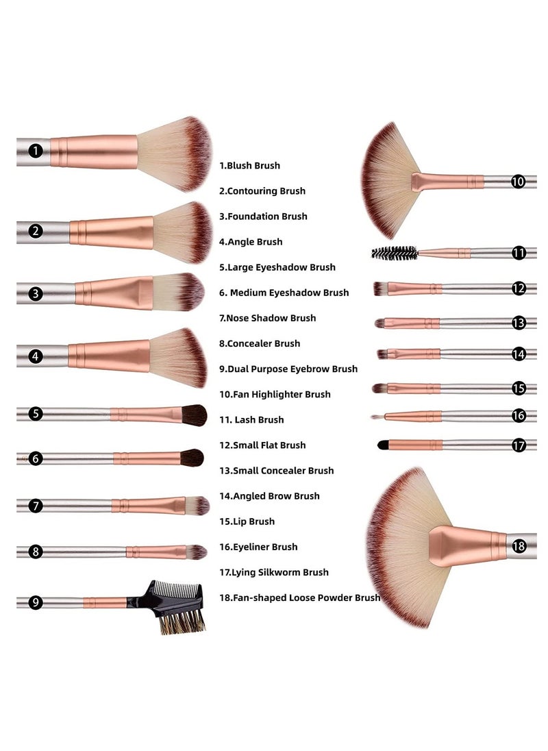 Lifenpure Lifenpure makeup brush set 24 pcs  - Image 3