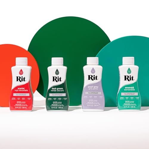 Rit Liquid Fabric Dye, 8-Ounce, Dark Green, 8 Fl Oz (Pack of 1) - Image 5