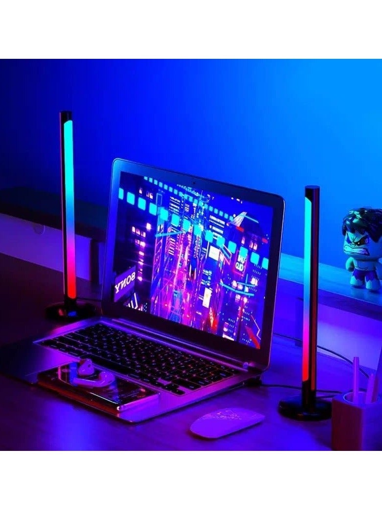 ELTRAZONE Smart RGB LED Light Bars, Ambient Lighting, Bluetooth Monitor Flow Light Bars with APP Control, Color Gaming Light Bar for TV/Room Decoration/Movie/PC. - Image 2