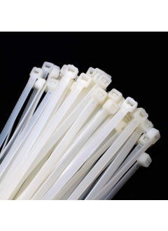 BirdFlee Birdflee Cable Tie Set of 500 Pcs 250 Mmx 48 Mm_White Wire Zip Cable Lock Strong And Durable Zip Locker  - Image 1