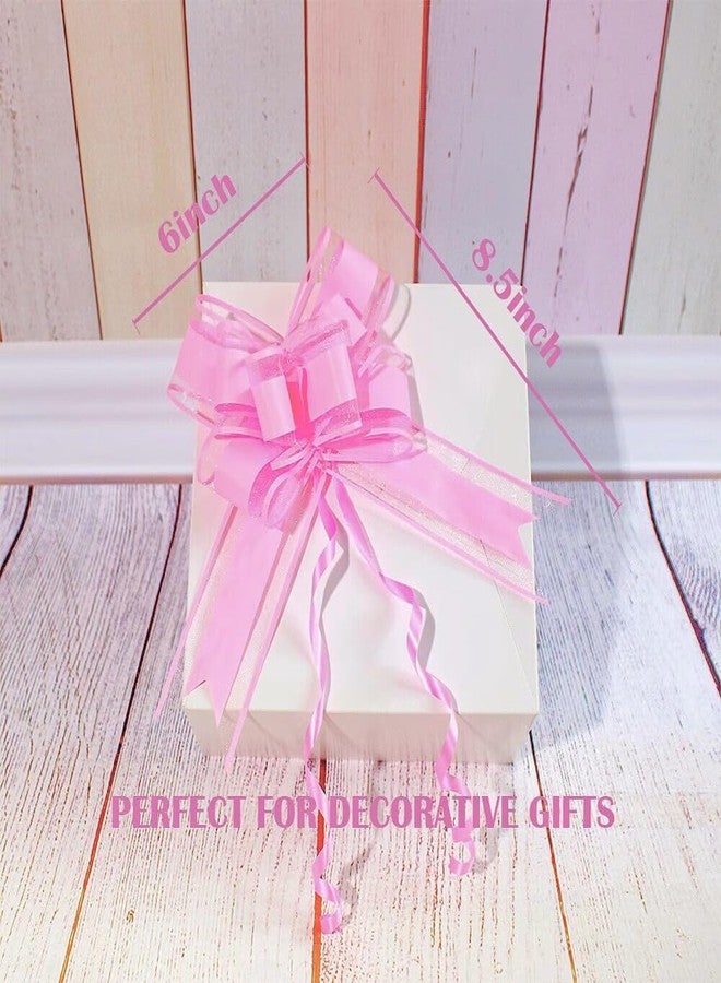 WEWILUCK Pink Pull Bows for Presents - 15PCS Gift Bows, Ideal for Various Occasions, 1 Count (Pack of 15) - Image 5
