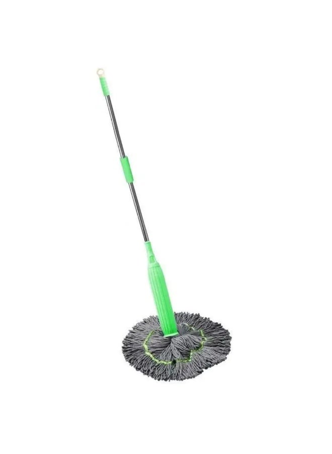 بي كير  ممسحة أرضيات بخيوط مايكروفايبر مع عصا معدنية قابلة للفك – مزودة بميزة العصر التلقائي - Image 1