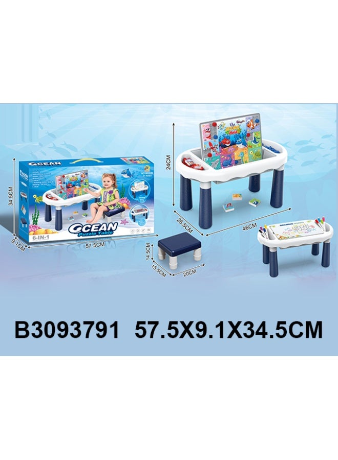 طاولة بزل وتركيب 6 في 1 #23-3093791