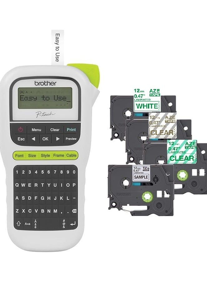 Brother label maker PT-H110 (4 label tapes includede)