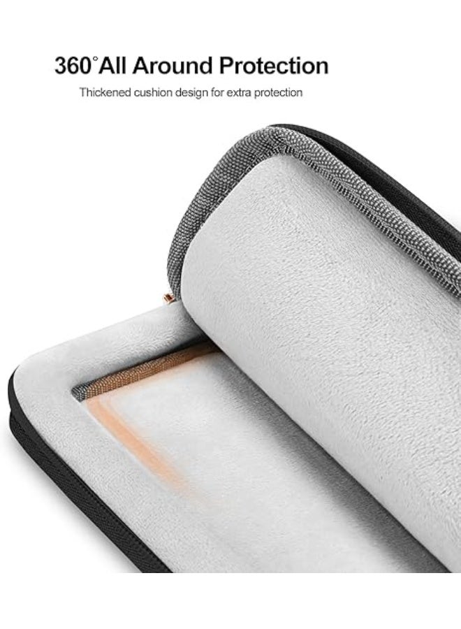 Mosiso 13–14 Inch Laptop Sleeve with 360° Protective Design, Padded Bag with Comfortable Handle, Front Pocket, Extra Small Pouch, and Carrying Strap, Compatible with MacBook Air/Pro 13, 13.6, and 14 Inch, as well as HP, Dell, and ASUS Laptops, Made of Durable Water-Resistant Materials, Perfect for Travel, Work, and Study – Laptop Sleeve – Protective Bag – Mosiso Case - Image 5