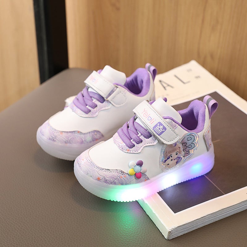 Mesh Sneakers Lightweight Flexible Sole Walking Shoes For Kids Indoor And Outdoor Activities - Image 1