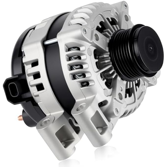 Farrme 11252 Car Alternator 12V 170 Amp, 6-Groove Pulley Fit for Chevrolet Traverse 09-17, for Acadia 07-16, for Enclave 08-17, for Saturn Outlook 07-10 V6 3.6L Automotive Replacement Alternators - Image 1