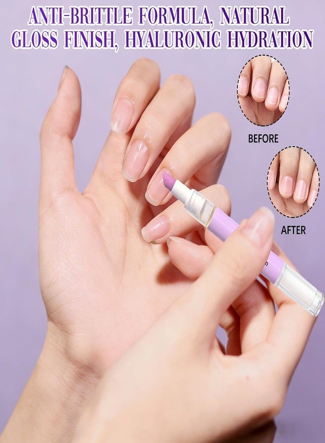 KLIFE 2-in-1 Cuticle Oil Pusher Pen, Ceramic Cuticle Remover Pen for Nails, Nail Care Buffer Pens for Hangnails, Dry & Damaged Nails, Moisturiz Polish Brighten (2Pcs) - Image 3