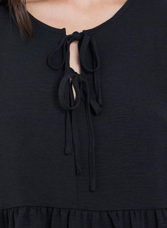 تايك تو طقم قميص بكشكش وبنطال مطبوع بالكامل - Image 3