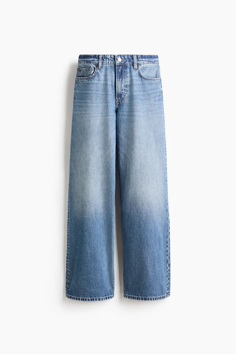 H&M  Baggy Regular Waist Jeans for Women | Best Price UAE