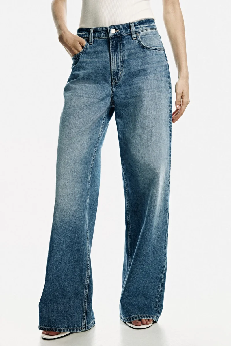 H&M  Baggy Regular Waist Jeans for Women | Best Price UAE