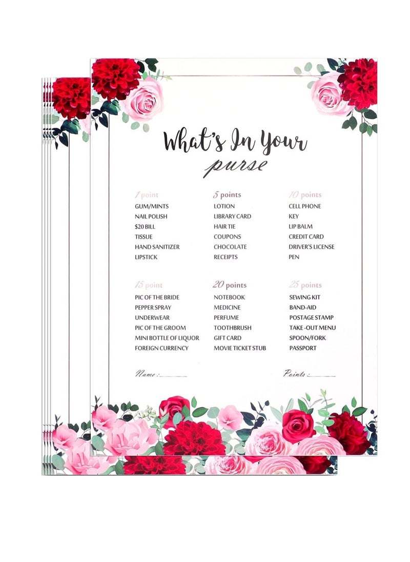 Y&D - 20 x Hen Party Games for Adults Advice the Bride Cards He Said She Do Quiz Night Accessories Favour - Image 1