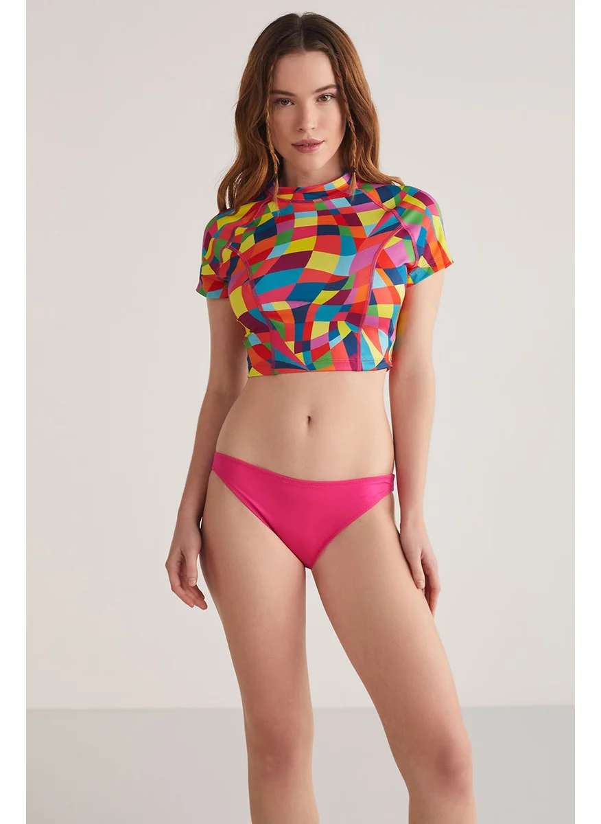 كوم Rainbow Crop Bikini