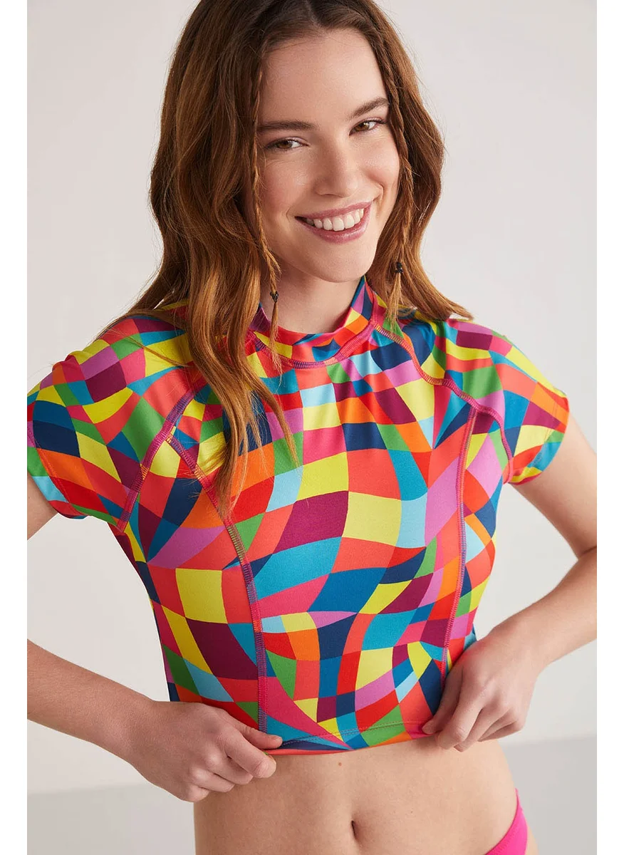 كوم Rainbow Crop Bikini