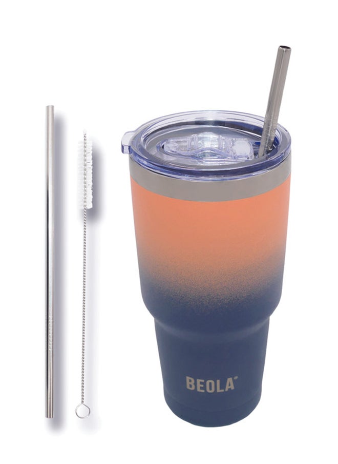 BEOLA Insulated Coffee Mug Travel Tumbler - 900ml, Sea Sunset  - Image 2