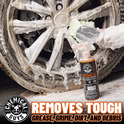 Chemical Guys Signature Series Orange Degreaser, Heavy-duty All-purpose Cleaner For Engines, Tires, Undercarriages & More, Professional Strength Formula, Breaks Down Grease, Oil & Grime - 128 fl oz - Image 2