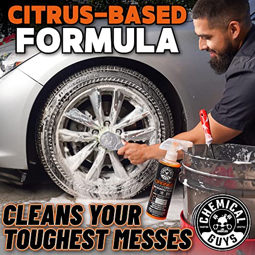 Chemical Guys Signature Series Orange Degreaser, Heavy-duty All-purpose Cleaner For Engines, Tires, Undercarriages & More, Professional Strength Formula, Breaks Down Grease, Oil & Grime - 128 fl oz - Image 3