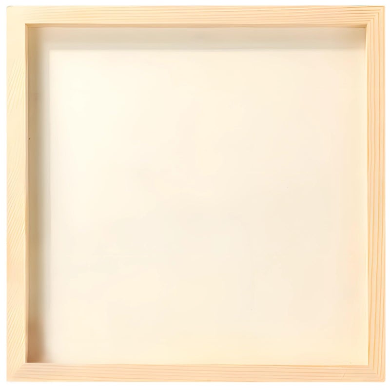 12x12 Inch Square Wooden Sign Panel Deep Groove Design For DIY Crafts And Custom Decor - Image 2